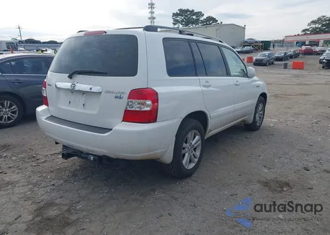 2006 Toyota Highlander Hybrid V6 z USA, uszkodzony, nr VIN JTEDW21A960015085